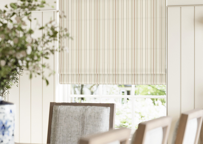 The British Stripe Co. Elizabeth, Dover No.1 - Roman Blind - Image 5